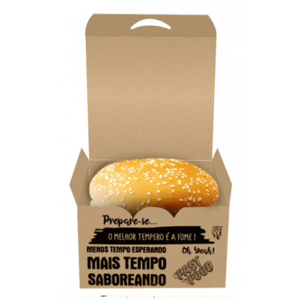 Embalagem Hambúrguer ou Porções (pacote 100 pçs)